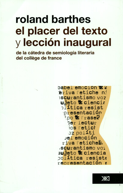 El placer del texto y lección ...