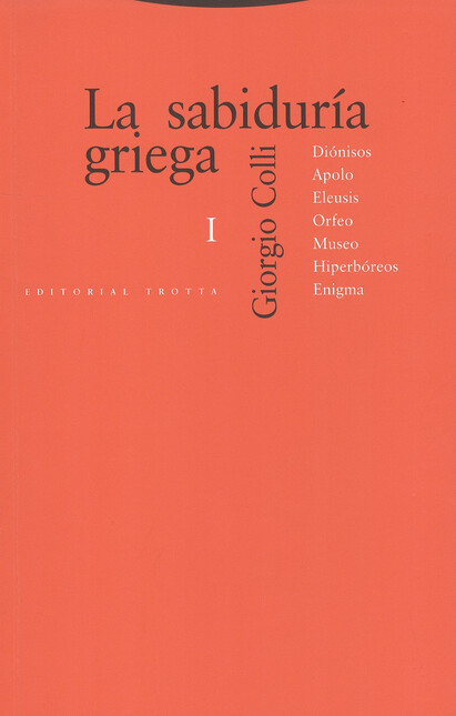 La sabiduría griega I