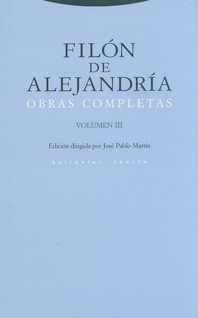 Filón de Alejandría. Obras com...