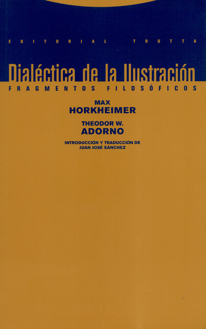 Dialéctica de la ilustración (...