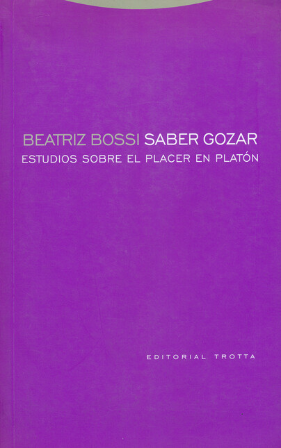 Saber gozar. Estudios sobre el...