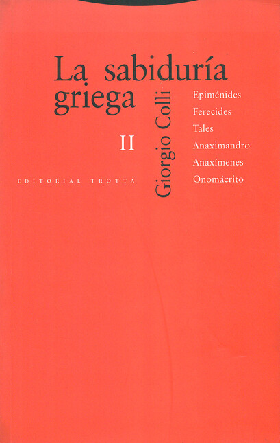La sabiduria Griega II