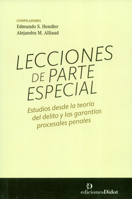 Lecciones de parte especial. E...