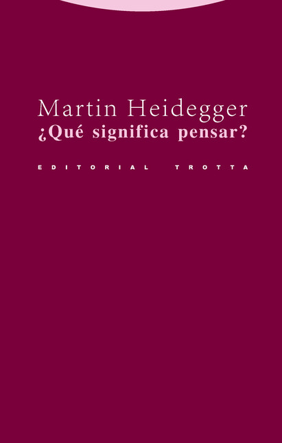 ¿Qué significa pensar?
