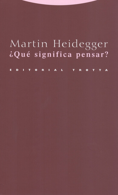¿Qué significa pensar?