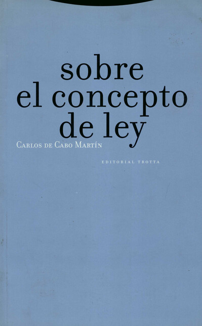 Sobre el concepto de ley