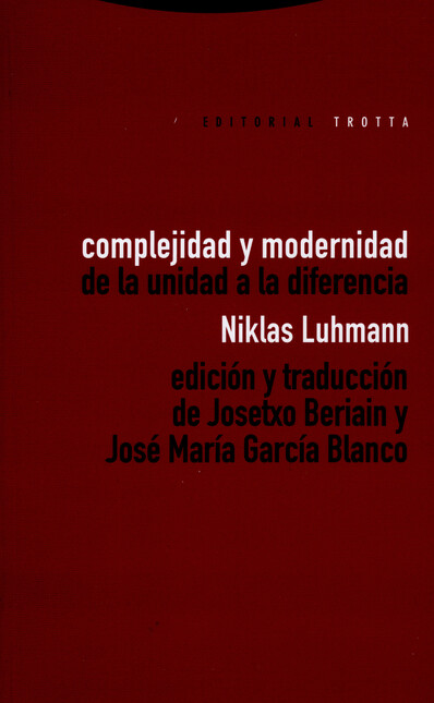 Complejidad y modernidad: de l...