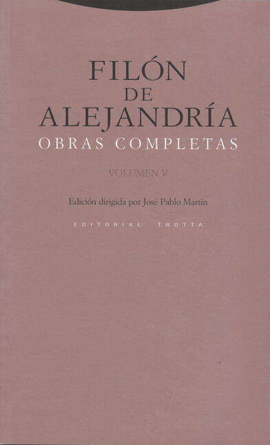 Filón de Alejandría. Obras com...