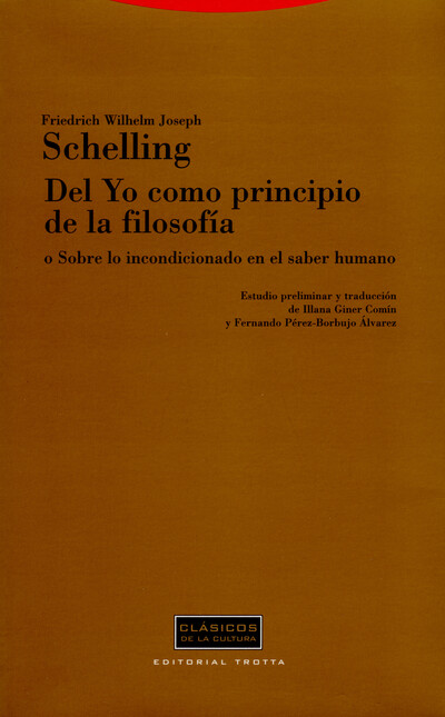 Del yo como principio de la fi...