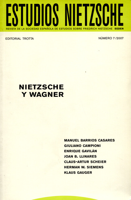 Revista Estudios Nietzsche No....