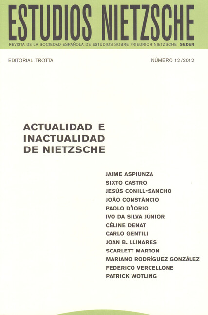Revista Estudios Nietzsche No....