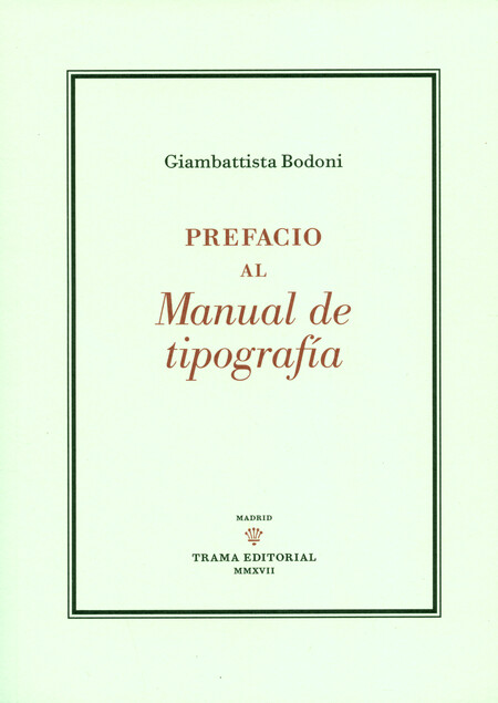 Prefacio al manual de tipograf...