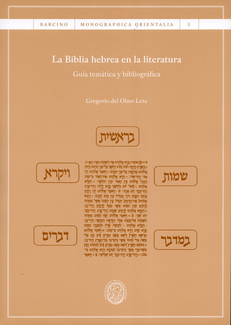 La biblia hebrea en la literatura. Guía temática y bibliográfica | comprar en separatalibreria.com