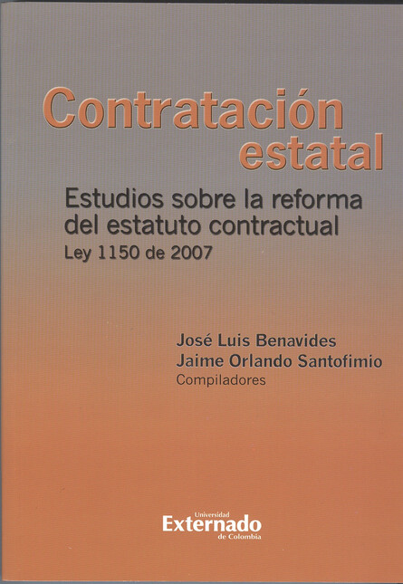 Contratación estatal. Estudios...