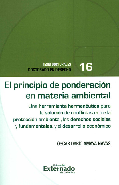 El principio de ponderación en...