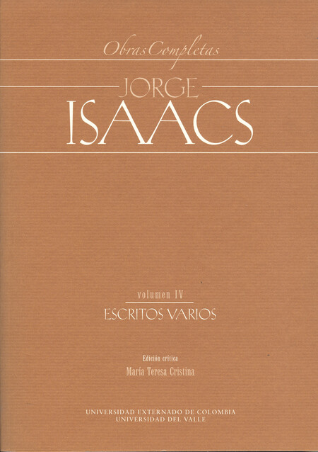Jorge Isaacs. Obras completas ...