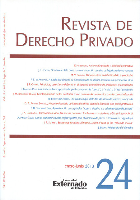 Rev. de Derecho privado No.24