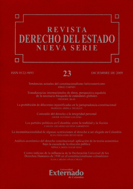 Revista Derecho del Estado No....