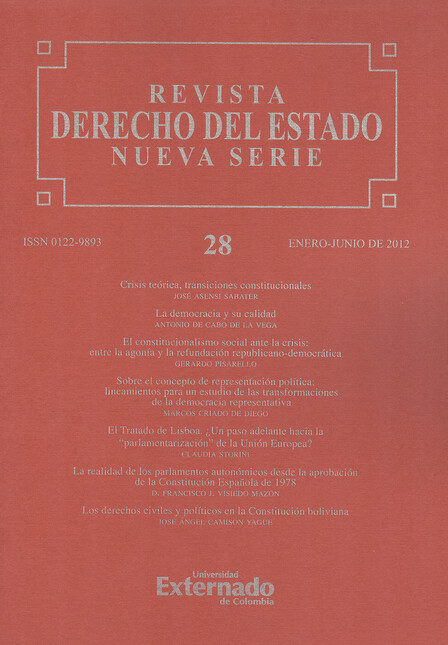 Revista Derecho del Estado No....