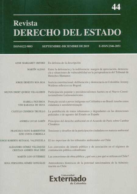 Rev. Derecho del Estado No.44....