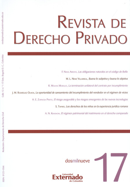 Rev. de derecho privado No.17