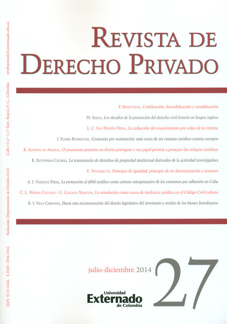 Revista de Derecho Privado No....