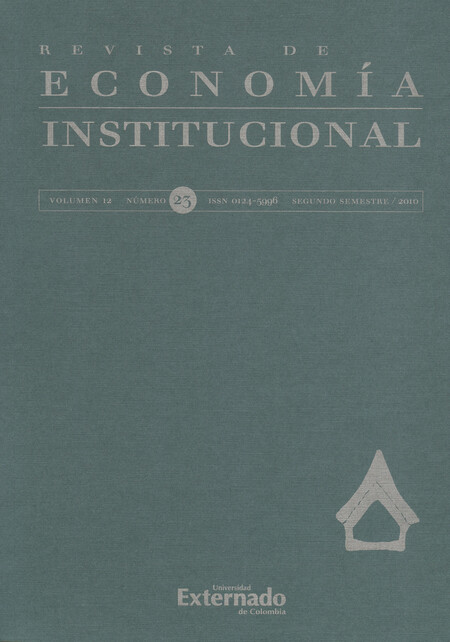 Revista Economía Institucional...