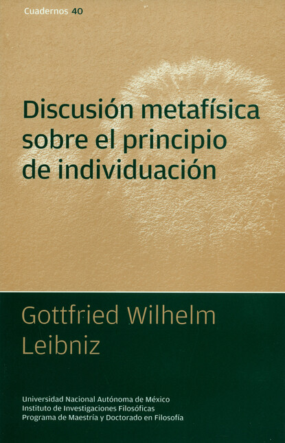 Discusión metafísica sobre al ...