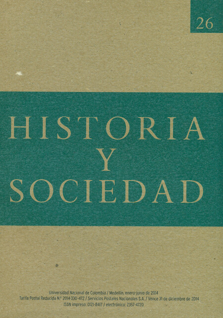 Revista Historia y sociedad No...