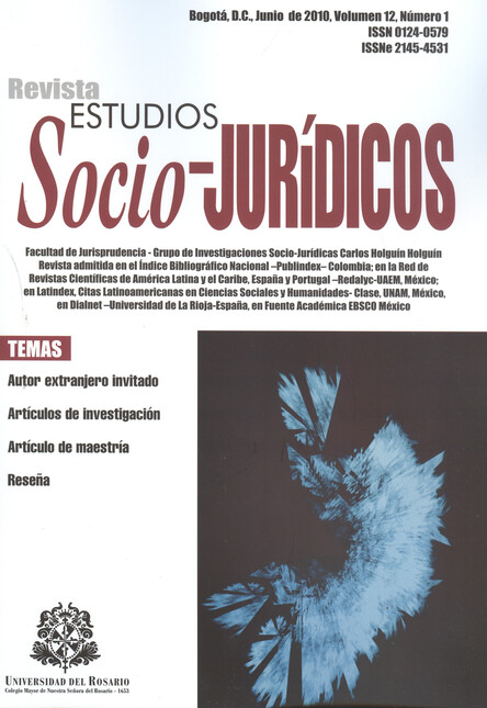 Revista Estudios Socio-Jurídic...