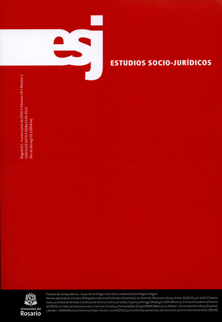 Rev. Estudios socio-jurídicos ...