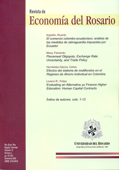 Revista de Economía del Rosari...