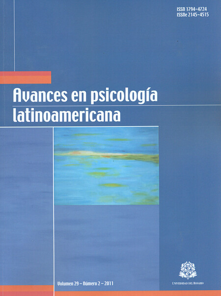 Revista Avances en Psicología ...