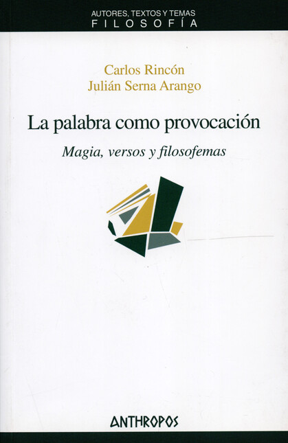 La palabra como provocación. M...