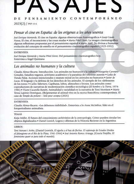 Rev. Pasajes No.68. Pensar el ...