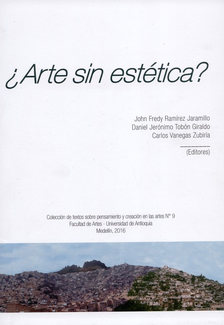 Arte sin estética?