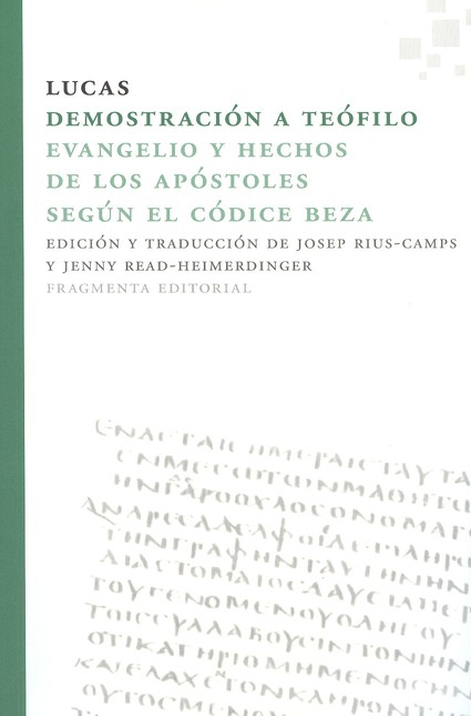 Demostración a Teófilo. Evange...