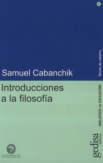 Introducciones a la filosofía