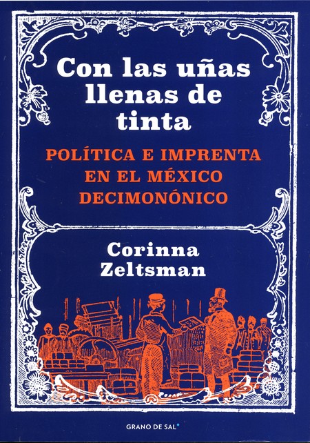 Con las uñas llenas de tinta. ...