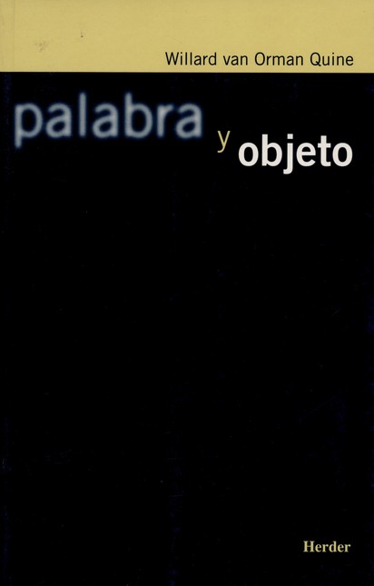 Palabra y objeto