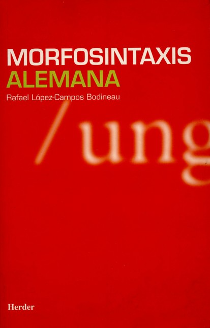 Morfosintaxis alemana