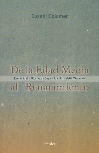 De la Edad Media al Renacimien...