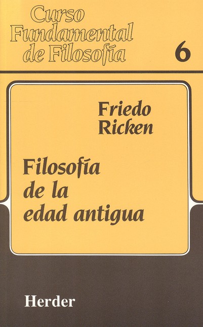 Filosofía de la edad antigua. ...