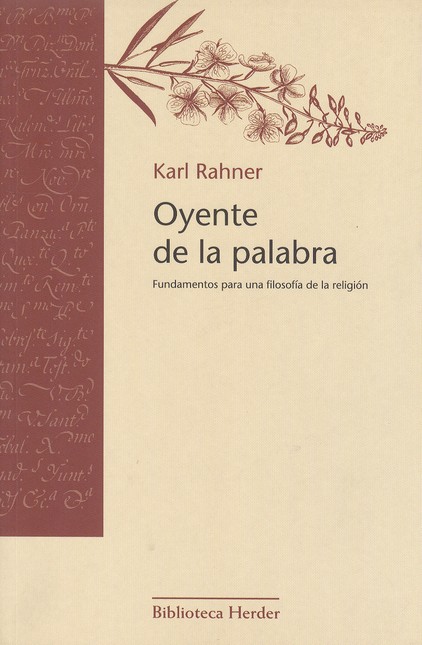 Oyente de la palabra. Fundamen...