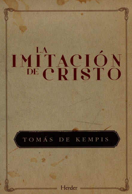 La imitación de Cristo